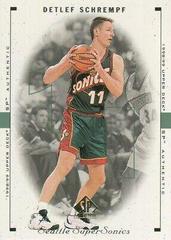 Detlef Schrempf #78 Basketball Cards 1998 SP Authentic Prices
