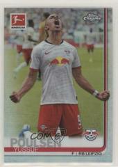 Yussuf Poulsen [Refractor] #7 Soccer Cards 2019 Topps Chrome Bundesliga Prices