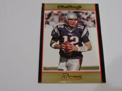 Tom Brady [Gold] Football Cards 2007 Bowman Prices