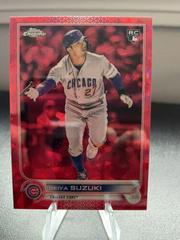 Seiya Suzuki [Red] #37 Baseball Cards 2022 Topps Chrome Sapphire Prices