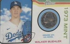 Walker Buehler [Nickel] #73M-WB Baseball Cards 2022 Topps Heritage 1973 Mint Prices