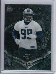 Aaron Donald [Pulsar Refractor] #16 Football Cards 2014 Bowman Sterling Prices