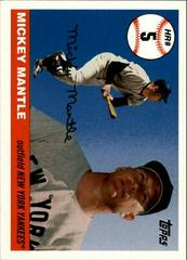 Mickey Mantle #5 Baseball Cards 2006 Topps Mantle Home Run History Prices