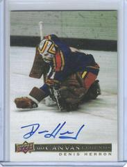 Denis Herron [Autograph] #C-86 Hockey Cards 2020 SP Signature Edition Legends UD Canvas Prices