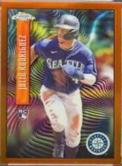 Julio Rodriguez [Orange] #EX-2 Baseball Cards 2022 Topps Chrome Sonic Expose Prices