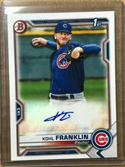 Kohl Franklin #PAPR-KF Baseball Cards 2021 Bowman Paper Prospects Autographs Prices