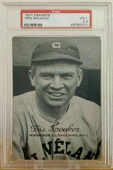 Tris Speaker Baseball Cards 1921 Exhibits Prices