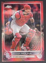 Yadier Molina [Sonic Red RayWave] Baseball Cards 2022 Topps Chrome Prices