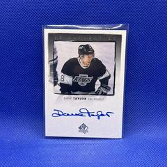 Dave Taylor #UDA-DT Hockey Cards 2022 SP Authentic UD Autographs Prices