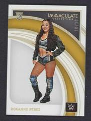 Roxanne Perez [Gold] Wrestling Cards 2022 Panini Immaculate WWE Prices