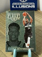 Giannis Antetokounmpo [Green] #8 Basketball Cards 2021 Panini Illusions Intriguing Players Prices