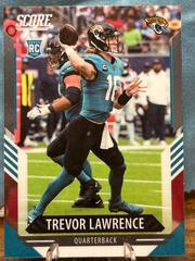 Trevor Lawrence #401 Football Cards 2021 Panini Chronicles Score Update Rookies Prices