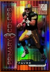 Brett Favre [Red] #33 Football Cards 1999 Panini Donruss Elite Primary Colors Prices
