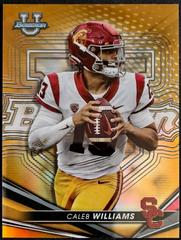 Caleb Williams [Gold] #1 Football Cards 2022 Bowman's Best University Prices