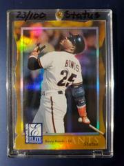 Barry Bonds [Status] Baseball Cards 1998 Donruss Elite Prices