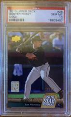 Buster Posey [Gold] #28 Baseball Cards 2010 Upper Deck Prices