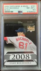 Clay Buchholz [Black] Baseball Cards 2008 Topps Moments & Milestones Prices