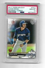Lucas Erceg [Turkey] #THLE Baseball Cards 2017 Topps Holiday Bowman Prices