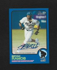 Bryan Ramos [Blue] Baseball Cards 2022 Topps Heritage Minor League Real One Autographs Prices