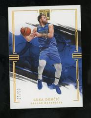 Luka Doncic [Holo Gold] Basketball Cards 2022 Panini Impeccable Prices