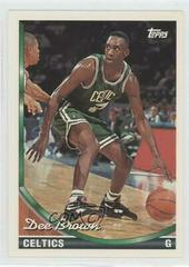 Dee Brown #180 Basketball Cards 1993 Topps Prices