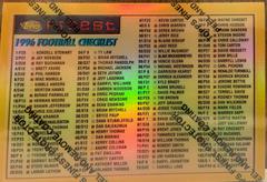 Checklist [Refractor] Football Cards 1996 Topps Finest Prices