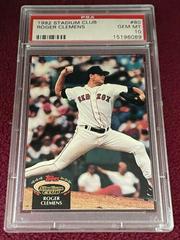 Roger Clemens Baseball Cards 1992 Stadium Club Prices