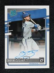 Bo Bichette Baseball Cards 2020 Panini Donruss Optic Rated Rookies Signatures Prices