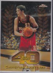 Christian Laettner [Refractor] #T6 Basketball Cards 1997 Topps Chrome Topps 40 Prices