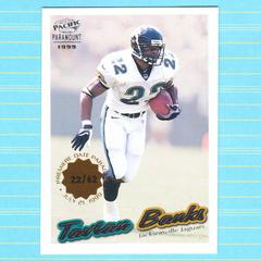 Tavian Banks [Premiere Date] Football Cards 1999 Pacific Paramount Prices