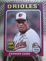 Yennier Cano [Flip Stock] #121 Baseball Cards 2024 Topps Heritage Prices