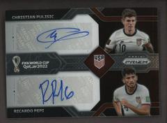 Christian Pulisic, Ricardo Pepi Soccer Cards 2022 Panini Prizm World Cup Dual Signatures Prices