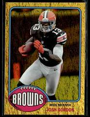 Josh Gordon [Gold] #7 Football Cards 2013 Topps Archives Prices