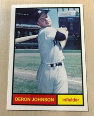 Deron Johnson Baseball Cards 1982 Galasso 1961 World Champions New York Yankees Prices