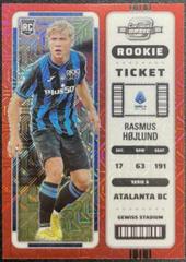 Rasmus Hojlund [Red Mojo] #291 Soccer Cards 2022 Panini Chronicles Serie A Prices