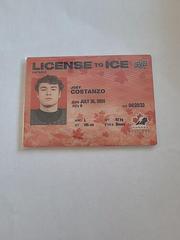 Joey Costanzo #LI-12 Hockey Cards 2023 Upper Deck Team Canada Juniors License to Ice Prices