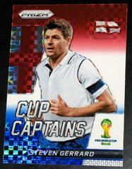 Steven Gerrard [Red White Blue Power Plaid] #27 Soccer Cards 2014 Panini Prizm World Cup Captains Prices