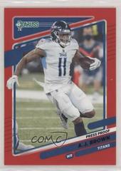 A. J. Brown [Press Proof Red] #13 Football Cards 2021 Panini Donruss Prices