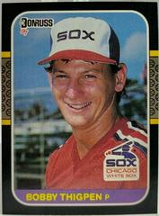Bobby Thigpen #370 Baseball Cards 1987 Donruss Prices