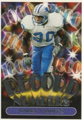 Barry Sanders #RN4 Football Cards 1999 Topps Record Numbers Prices