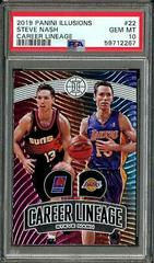 Steve Nash #22 Basketball Cards 2019 Panini Illusions Career Lineage Prices