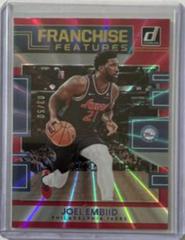 Joel Embiid [Pink Laser] #4 Basketball Cards 2022 Panini Donruss Franchise Features Prices