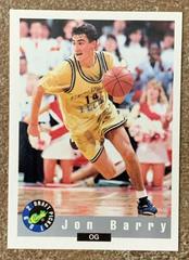 Jon Barry #25 Basketball Cards 1992 Classic Draft Picks Prices
