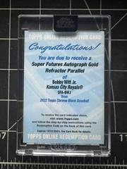 Bobby Witt Jr. [Gold] #SFA-BWJ Baseball Cards 2022 Topps Chrome Black Super Futures Autographs Prices