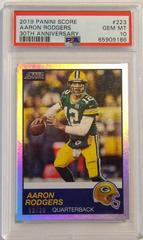 Aaron Rodgers [30th Anniversary] #223 Football Cards 2019 Panini Score Prices