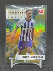 Derry Scherhant [Gold] Soccer Cards 2022 Topps Chrome Bundesliga Bright Future Prices
