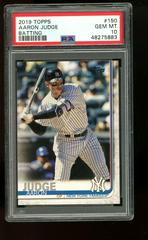 Aaron Judge [Batting] Baseball Cards 2019 Topps Prices