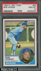 Bob Horner #50 Baseball Cards 1983 O Pee Chee Prices