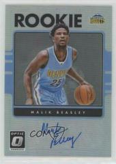 Malik Beasley [Holo] Basketball Cards 2016 Panini Donruss Optic Rookie Signatures Prices