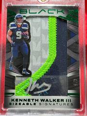 Kenneth Walker III [Autograph Gold] Football Cards 2022 Panini Black Prices